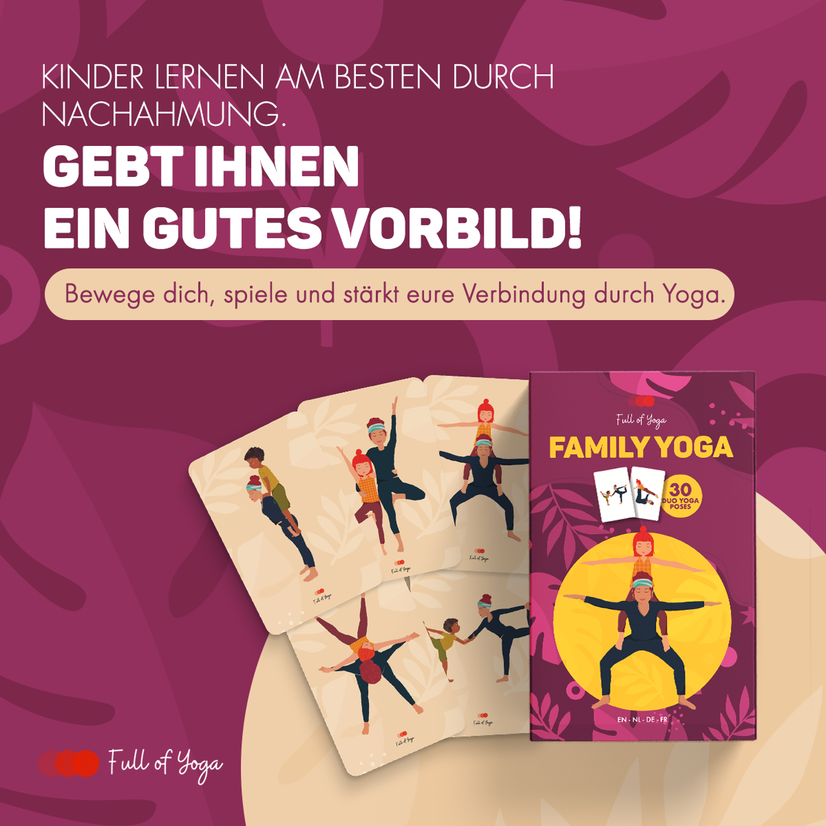 Familien Yoga Kaartenset – Samen Ontspannen & Verbinden